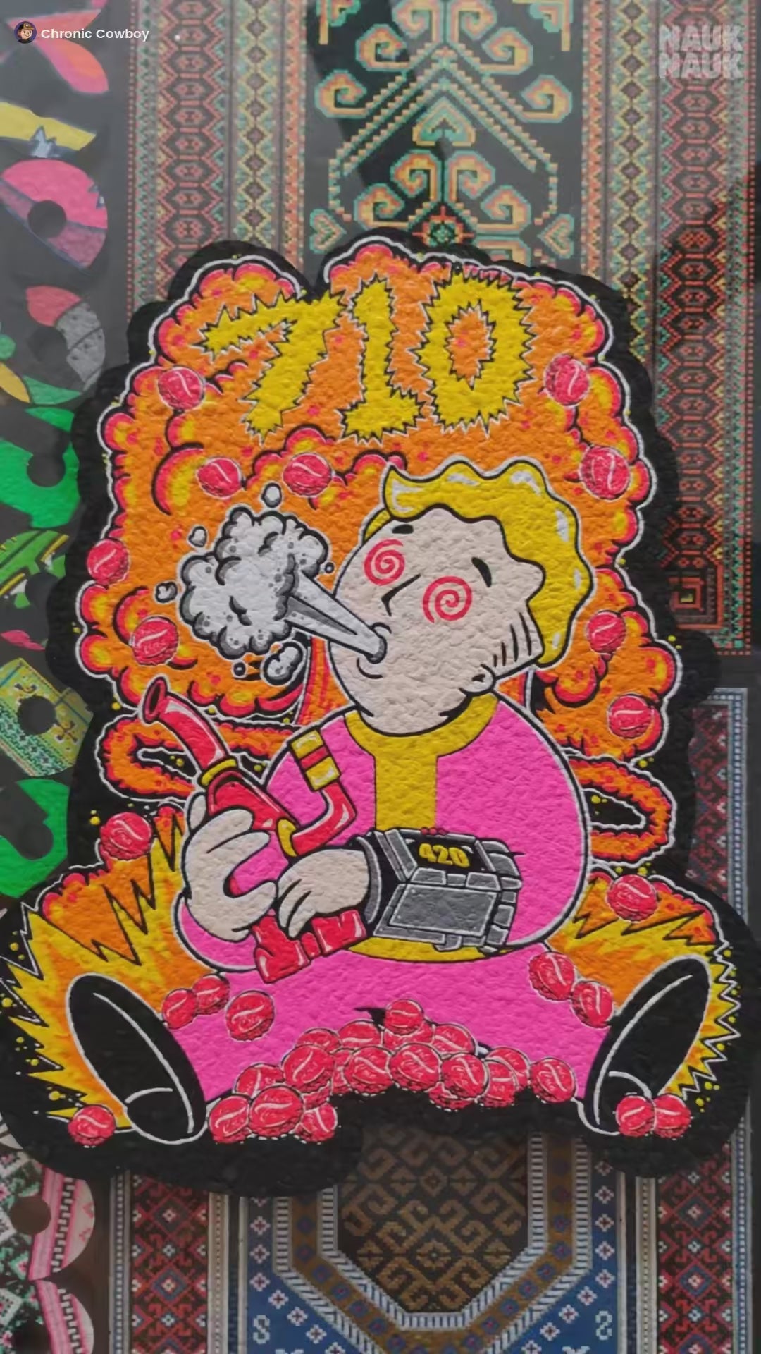 Pink Fallout Moodmat