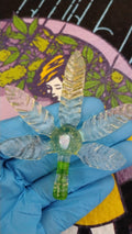 Opal Leaf Pendant