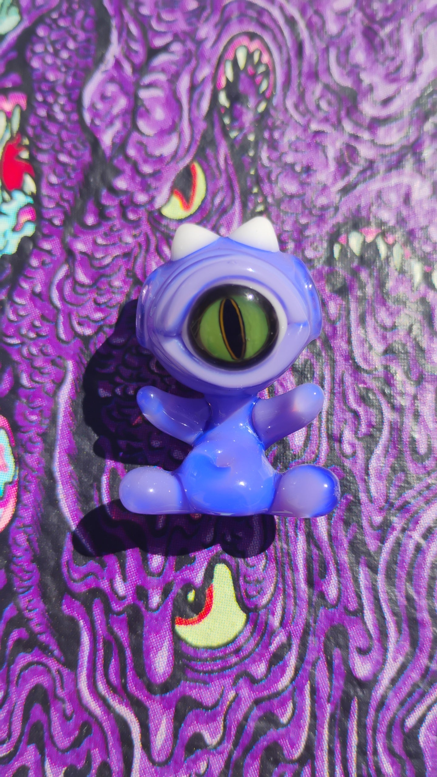 Blurple Monster Pendant